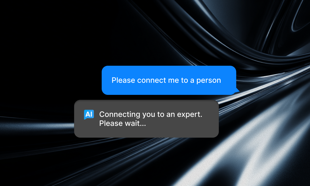 AI-to-Human Handoff - Helpdesk solutions for enterprise