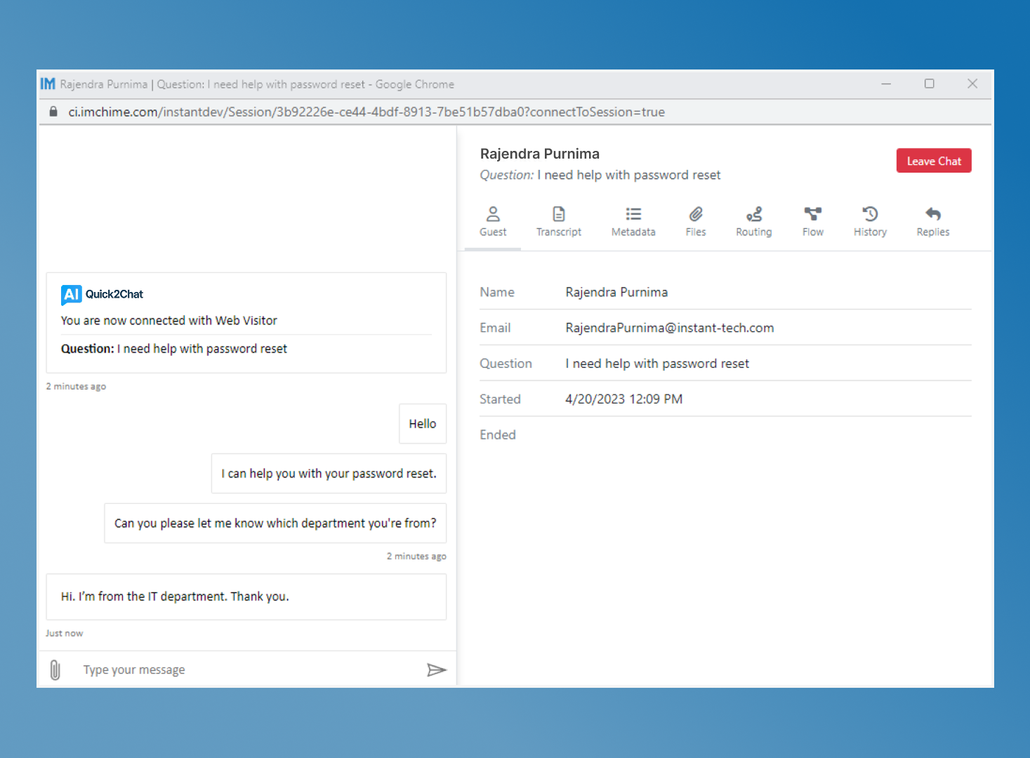 Fast Support for Asset Management