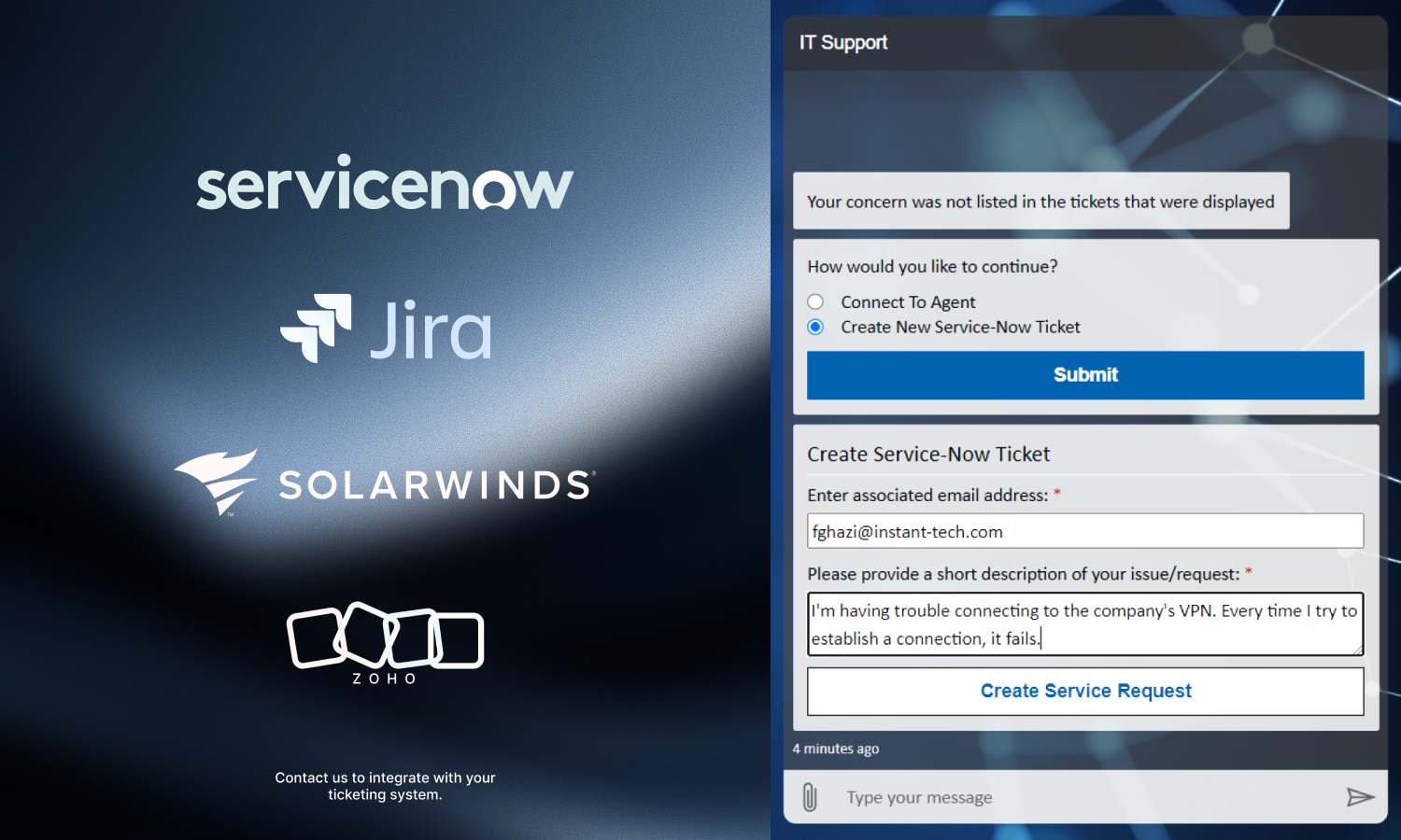 AI Ticketing Integrations with ServiceNow, Jira, Zoho and More for Manufacturing