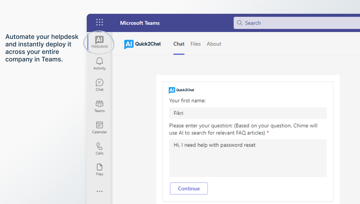 Certified Microsoft 365 App Integration - Helpdesk solutions for enterprise